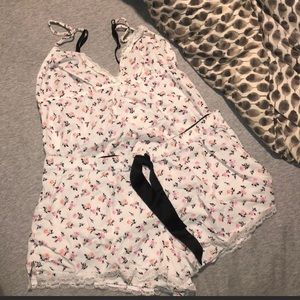 Victoria Secret floral print pjs